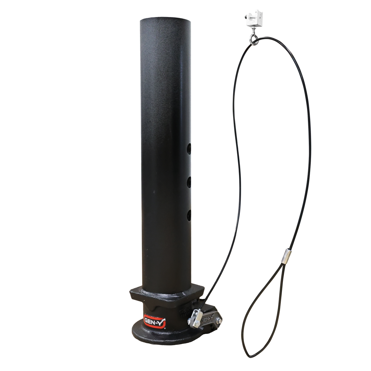 Gen-Y Hitch The VIKING Gooseneck Static Hitch – SnapLatch 2 5/16 Coupler – 4 RD Tube – 8.5K TW 30K Max Towing - W/Pull Rod | GH-7102