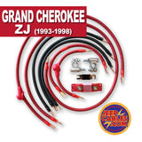 JeepCables.com JeepCables Big 7 Jeep Grand Cherokee ZJ (1993-1998) 4.0L 4GA | ZJ-4G-4.0L