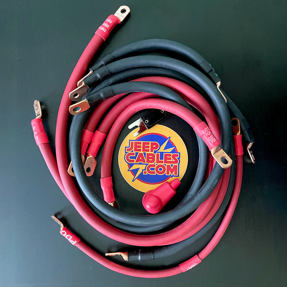 JeepCables.com JeepCables Big 7 Jeep Grand Cherokee ZJ (1993-1998) 4.0L 4GA | ZJ-4G-4.0L
