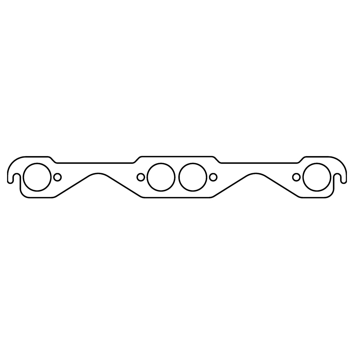 Cometic Gasket Cometic Chevrolet Gen-I Small Block V8 .043 Copper Exhaust Manifold Gasket Set 1.500 Round Port C15305C | C15305C