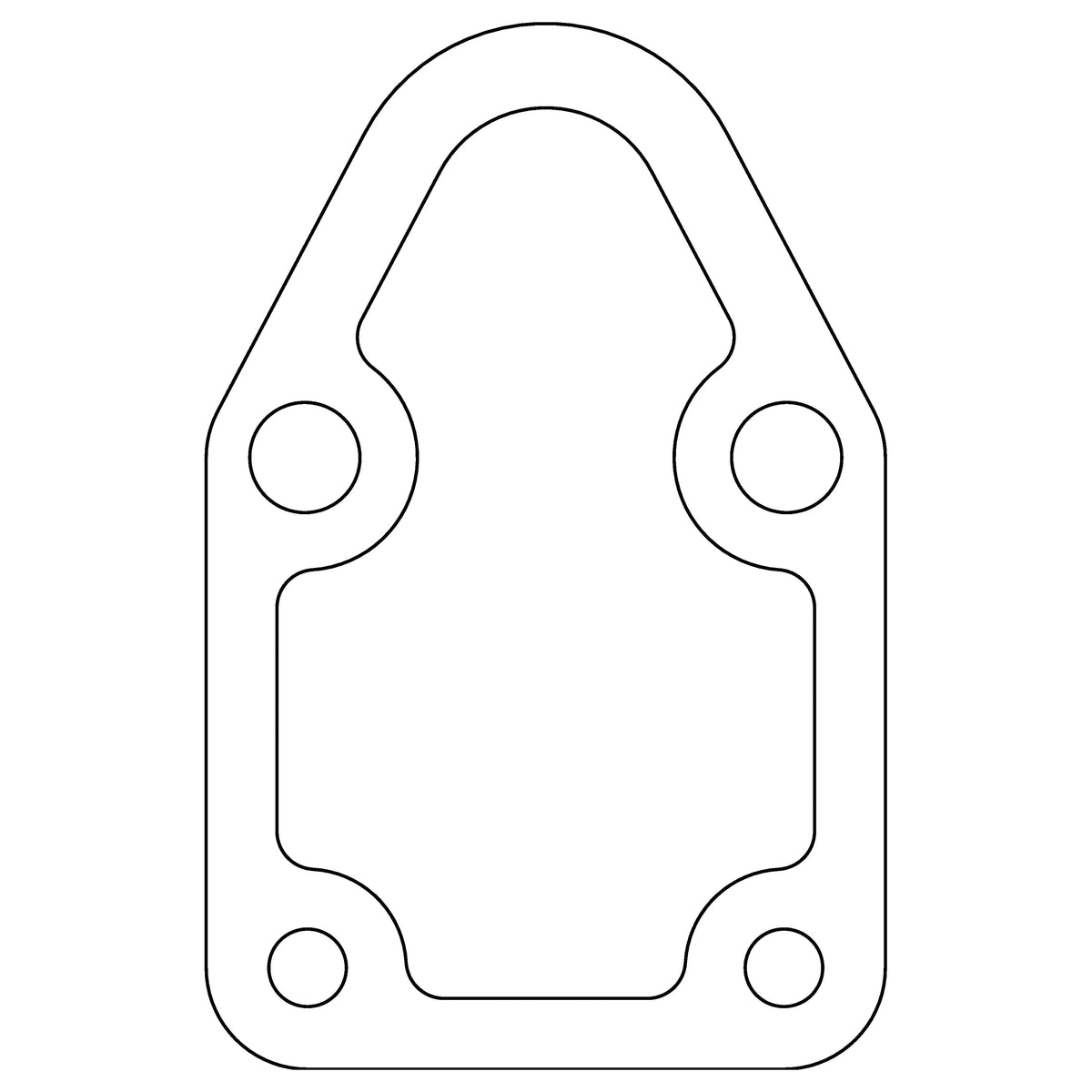 Cometic Gasket Cometic Chevrolet Gen-1 Small Block V8 .031 Fiber Fuel Pump Mounting Plate Gasket 4 Bolt C15617 | C15617