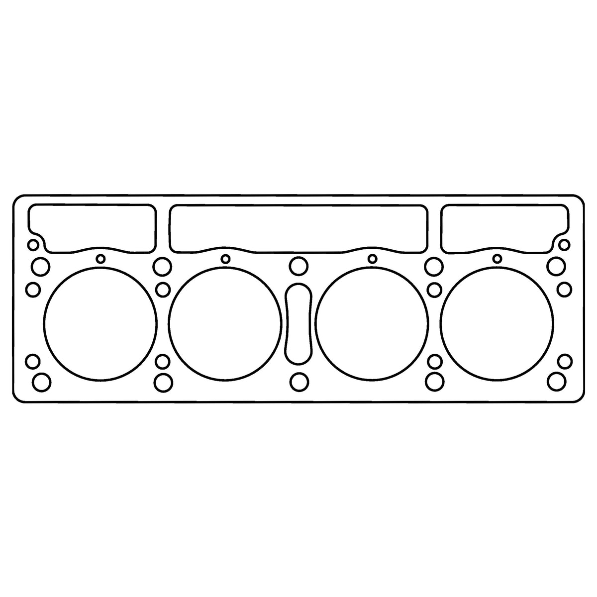 Cometic Gasket Cometic Triumph TR3B TR4 TR4A .059 CFM-20 Cylinder Head Gasket 88mm Bore C4152-059 | C4152-059
