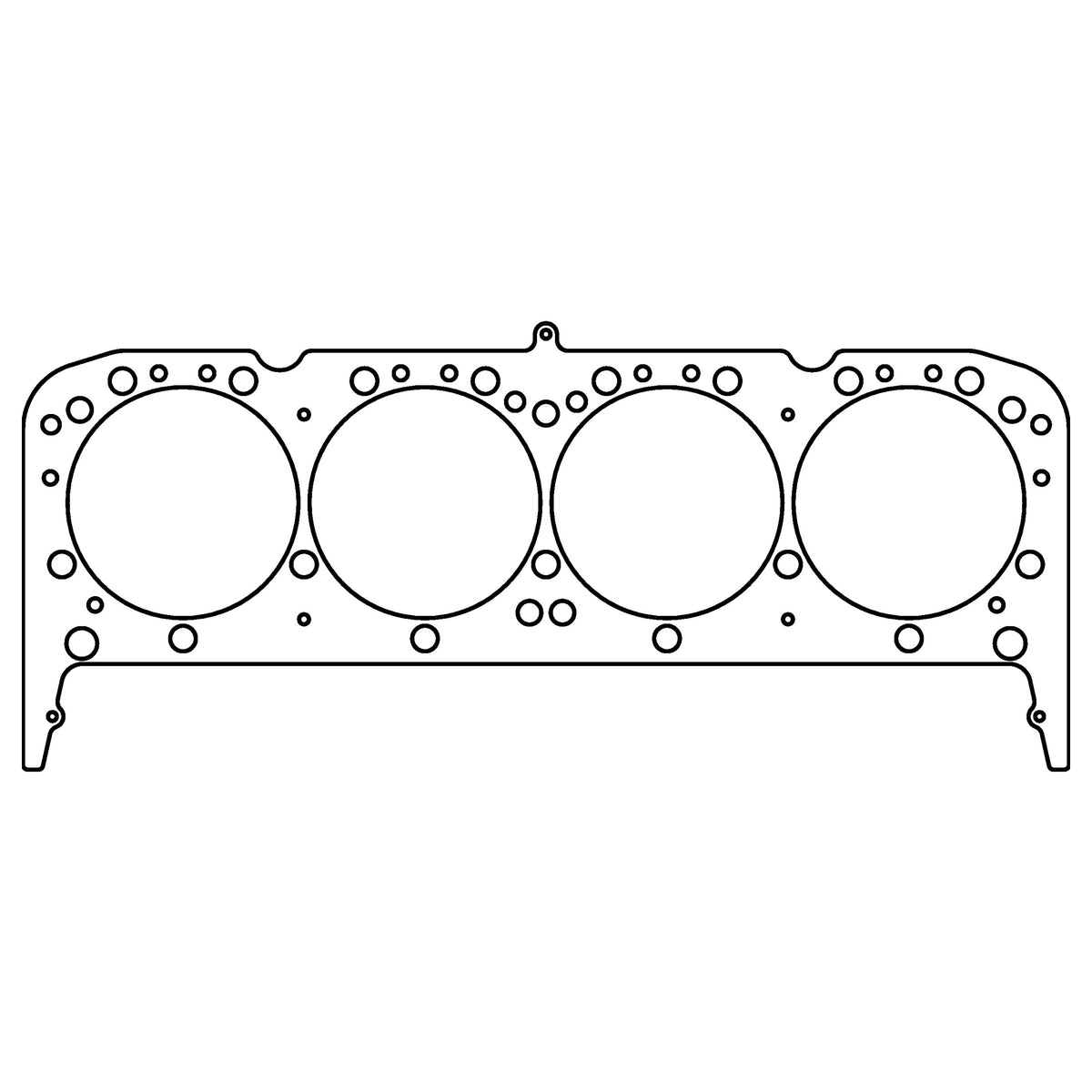 Cometic Gasket Cometic Chevrolet Gen-I Small Block V8 .040 MLS Cylinder Head Gasket 4.200 Bore 18 23 Degree Heads Without Steam Holes C15499-040 | C15499-040