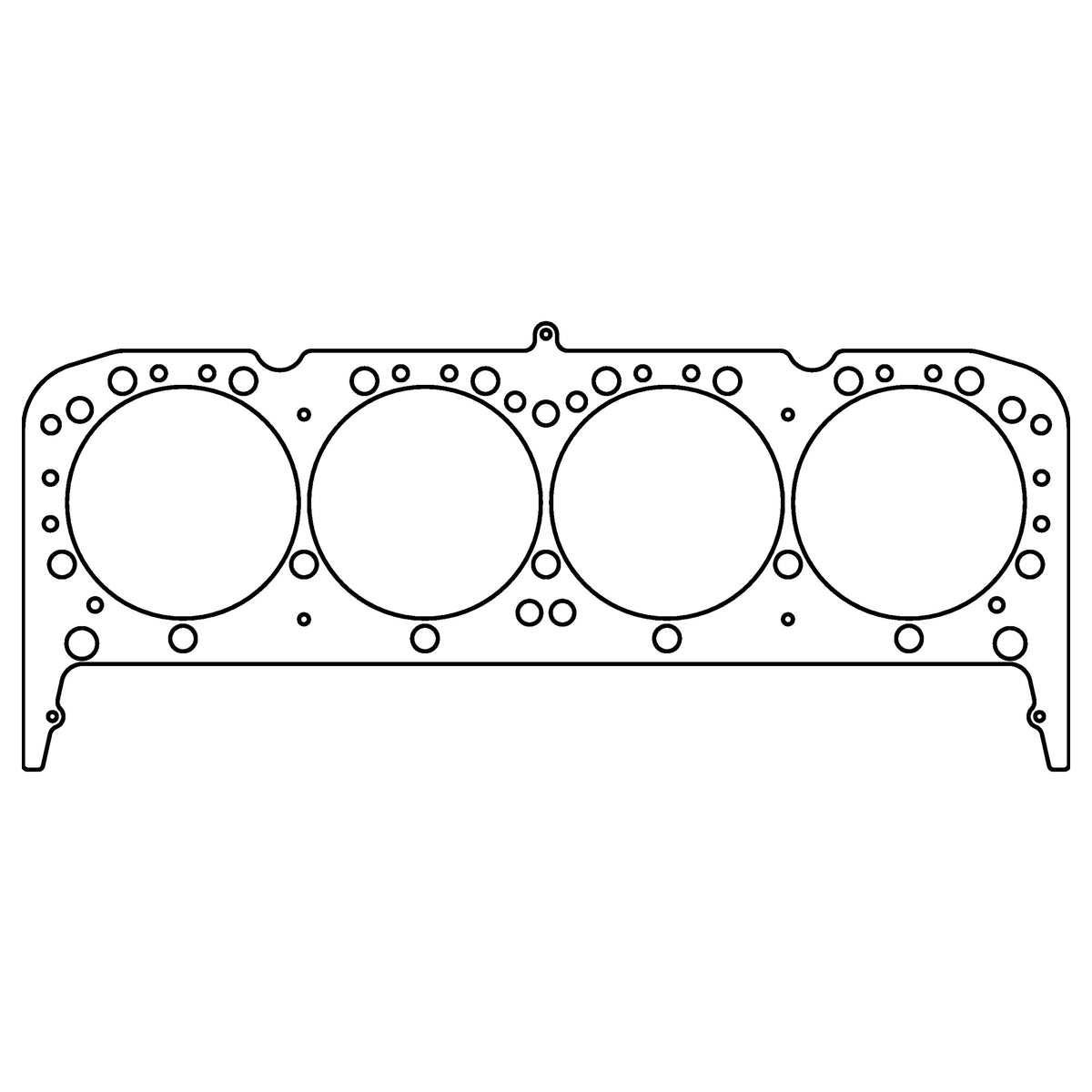 Cometic Gasket Cometic Chevrolet Gen-I Small Block V8 .040 MLS Cylinder Head Gasket 4.200 Bore 18 23 Degree Heads C15498-040 | C15498-040
