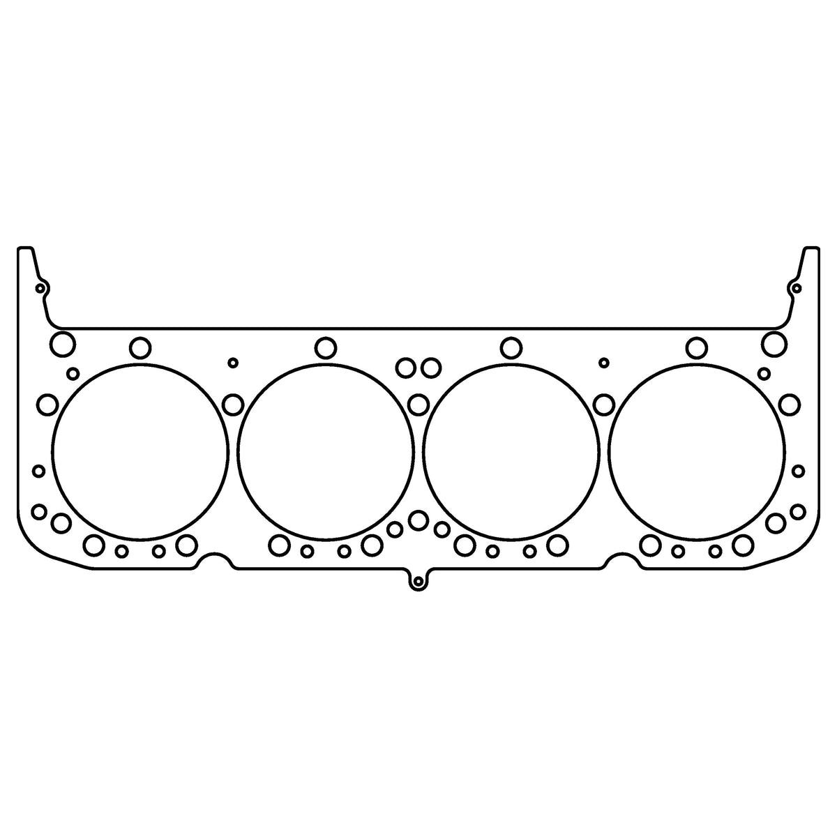 Cometic Gasket Cometic Chevrolet Gen-I Small Block V8 .040 MLS Cylinder Head Gasket 4.165 Bore 18 23 Degree Heads Without Steam Holes C15504-040 | C15504-040