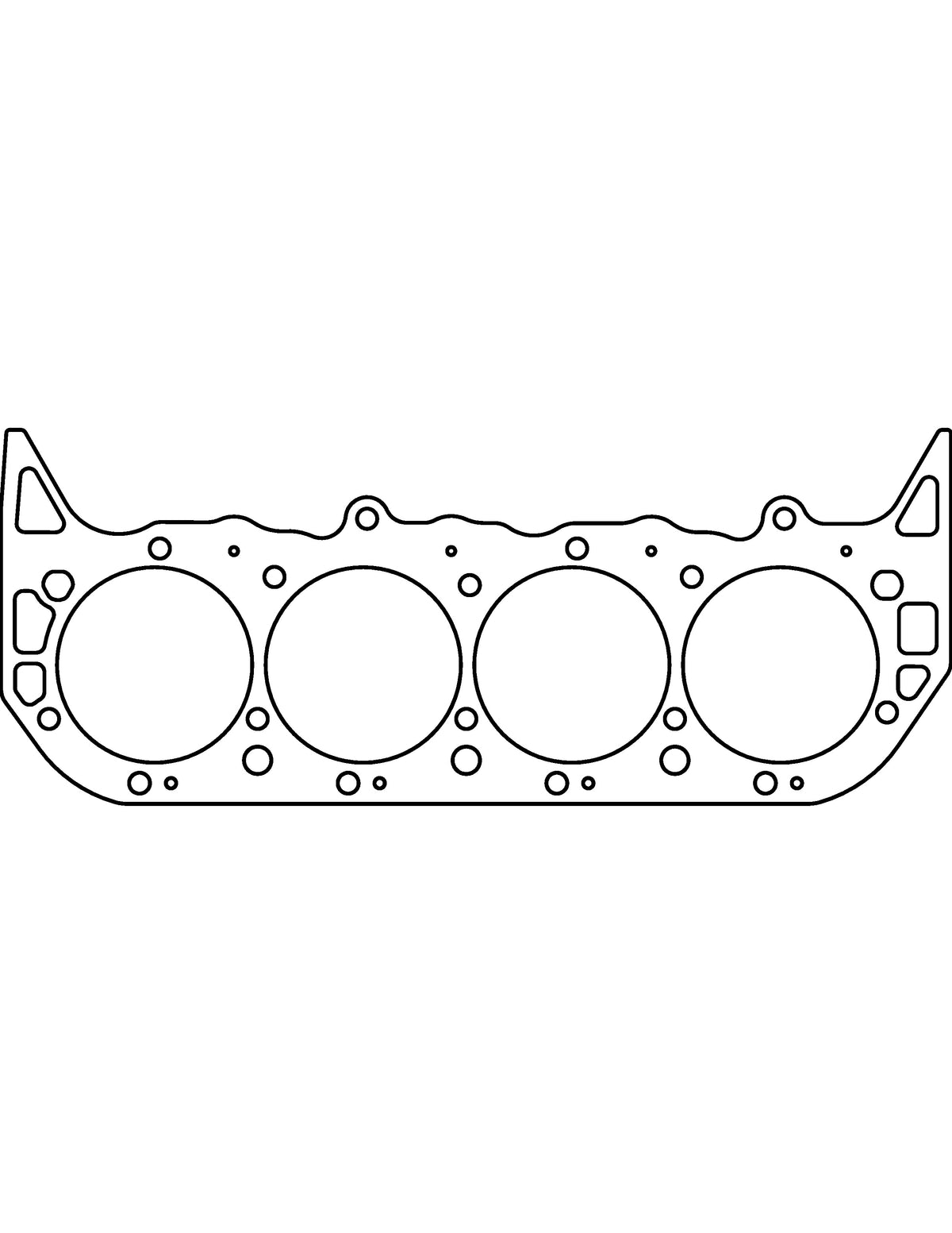 Cometic Gasket Cometic Chevrolet Mark-IV Big Block V8 .043 Copper Cylinder Head Gasket 4.530 Bore C15414-043 | C15414-043