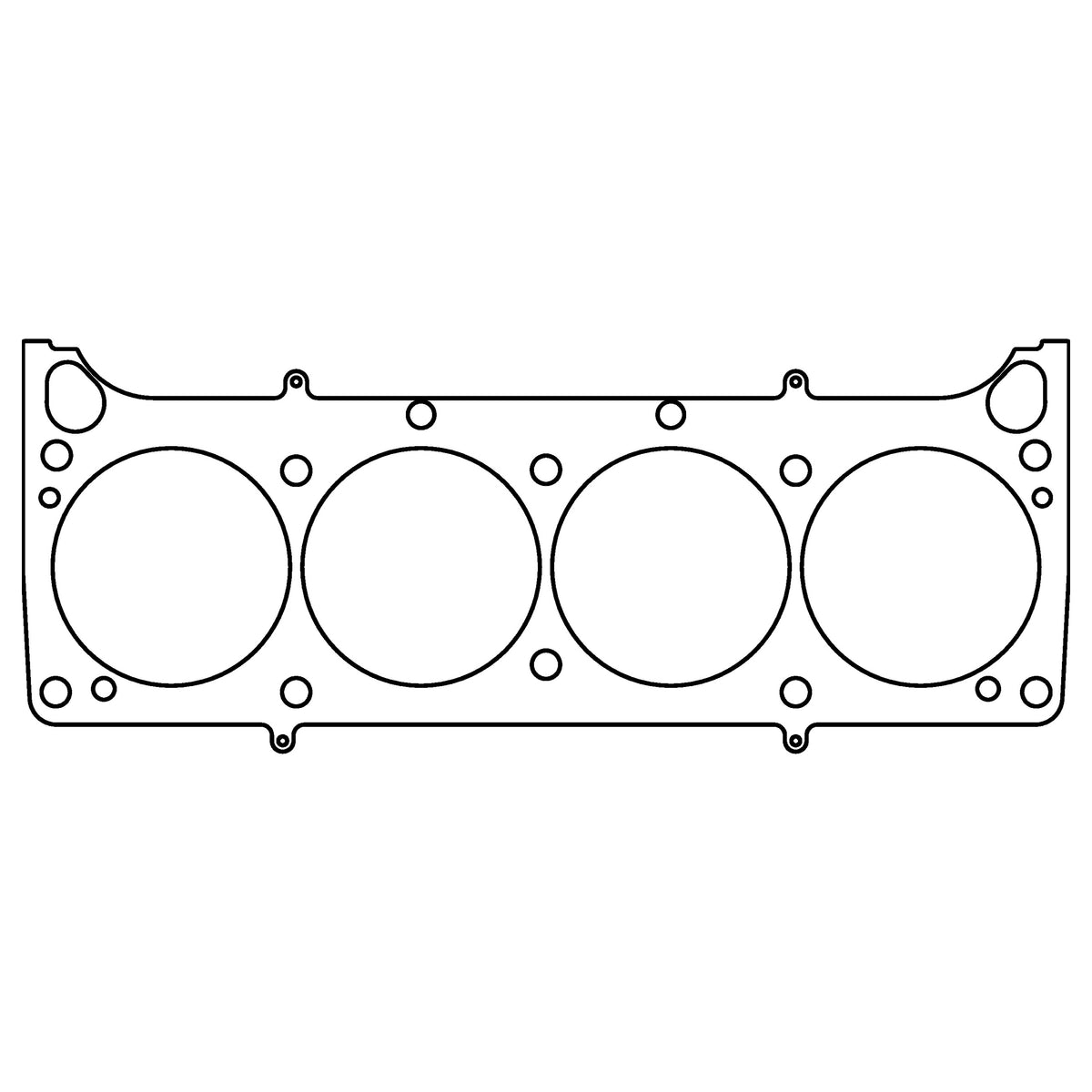 Cometic Gasket Cometic Pontiac 428 455 V8 .051 MLS Cylinder Head Gasket 4.380 Bore No Water Holes C15523-051 | C15523-051