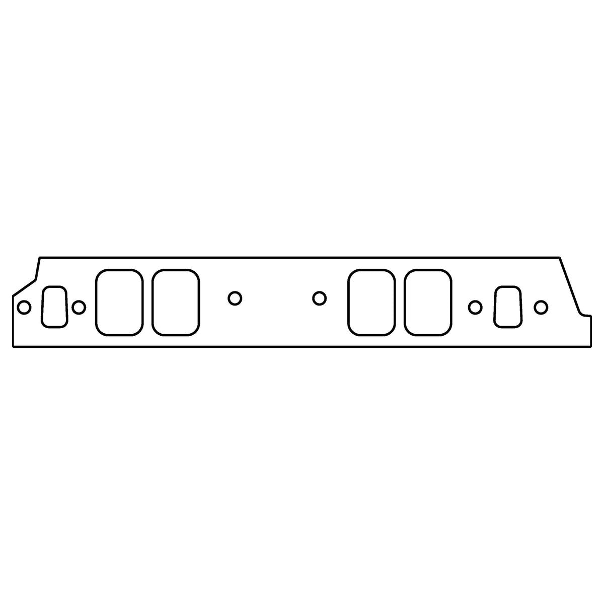 Cometic Gasket Cometic Chevrolet Gen IV Big Block V8 .059 CFM-20 Intake Manifold Gasket Set 2.500 x 1.775 Ports With AFR C15290 | C15290