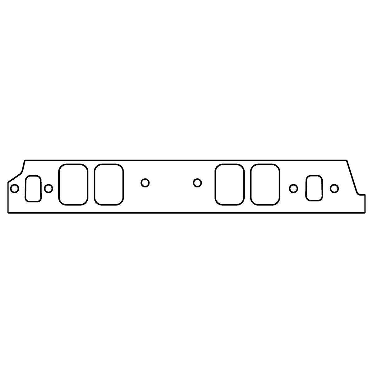 Cometic Gasket Cometic Chevrolet Gen IV Big Block V8 .059 CFM-20 Intake Manifold Gasket Set 2.500 x 1.775 Ports With AFR .125 Taken Off Top C15290-125 | C15290-125