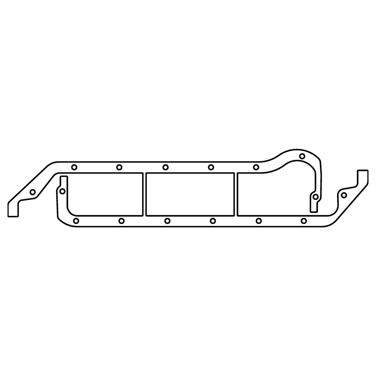 Cometic Gasket Cometic Ford 8BA 8CM Flathead V8 .060 KF Oil Pan Gasket C15129 | C15129