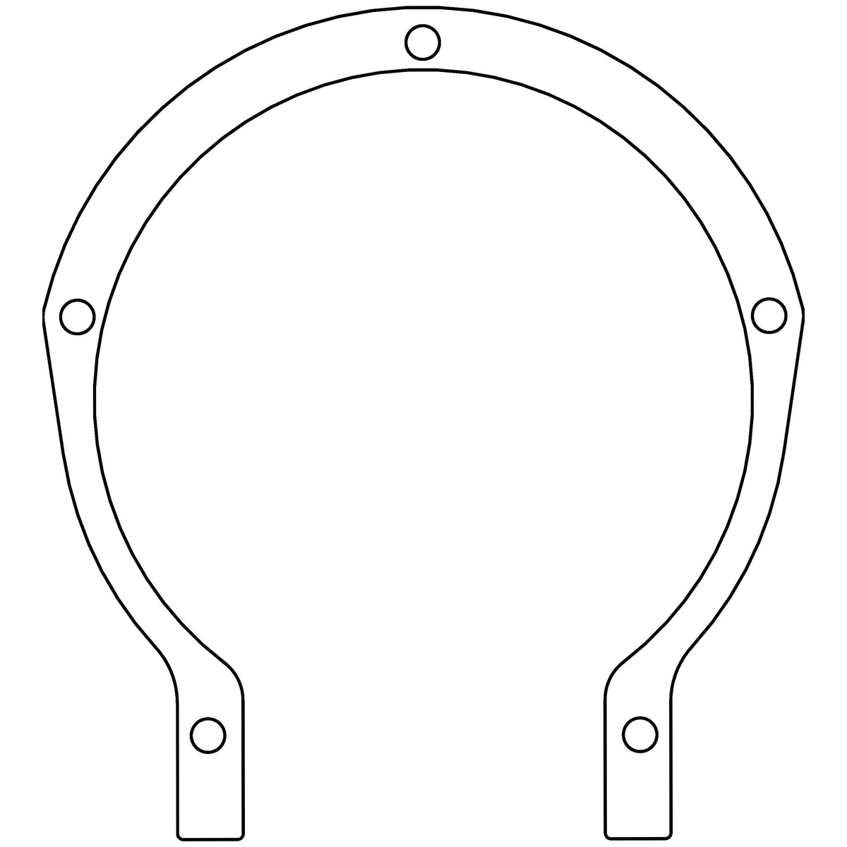 Cometic Gasket Cometic Ford Flathead V8 8BA 8CM .015 Fiber Timing Cover Gasket 1948-1953 C15135 | C15135