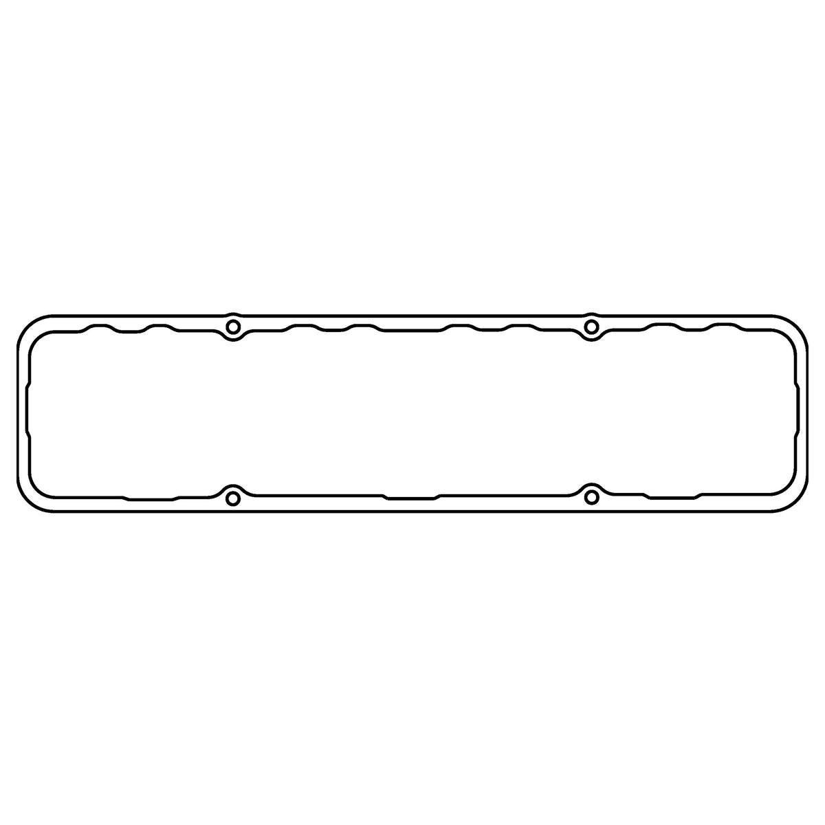 Cometic Gasket Cometic Chevrolet Gen-1 Small Block V8 .094 Fiber Valve Cover Gasket Set 18 23 Degree Heads C15608 | C15608