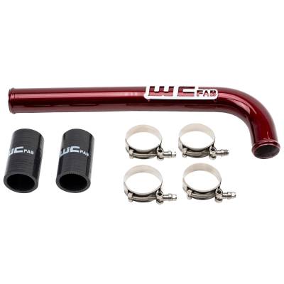 Wehrli Custom Fabrication Wehrli CUSAtom Upper Coolant Pipe for 2010-2018 6.7L Cummins IllUSAion Blueberry 100517-IBB | 100517-IBB