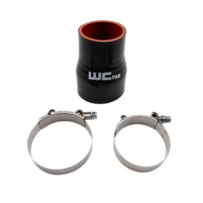 Wehrli Custom Fabrication Wehrli CUSAtom 2.375 x 3 ID Straight Reducer 4.5 Long Silicone Boot and Clamp Kit 207-105 | 207-105