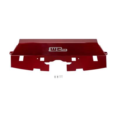 Wehrli Custom Fabrication Wehrli CUSAtom Radiator Cover Fabricated Aluminum 13-18 Cummins Gloss White 100546-GW | 100546-GW