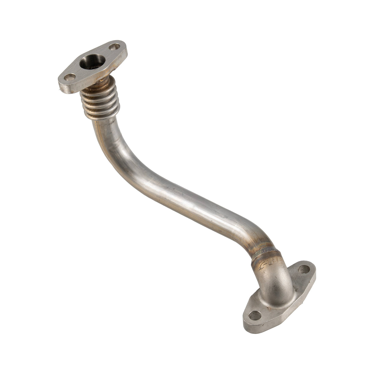 Pacific Engineering PPE Power Oil Return Pipe for OEM Turbo - 304 SS - GM 6.6L Duramax 2011-2016 LML 116005058 | 116005058