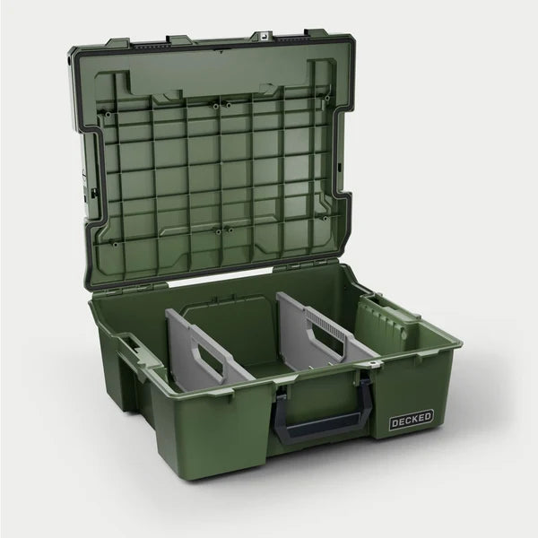 Decked Decked LLC DCO HALFRACK 32 CASE W TWO CASE DIVIDERS RANGER GREEN A0020-HRAK-GRN | A0020-HRAK-GRN