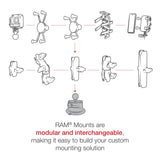 RAM Mounts RAM Twist-Lock Suction Cup Base with Ball | RAM-B-224-1U