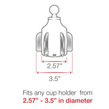 RAM Mounts Ram Mounts RAM STUBBY DRINK CUP BASE W 1 BALL RAP-B-299-4U | RAP-B-299-4U