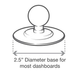 RAM Mounts RAM Flex Adhesive Ball Base | RAP-B-378U