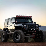 Rigid Industries 360-Series 6 Inch Off-Road LED Light, Drive Beam, Blue Backlight, Pair - 36207