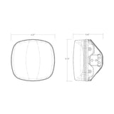 Rigid Industries Mounting Bracket Kit For Adapt XE Ready To Ride Kit, Single - 300422