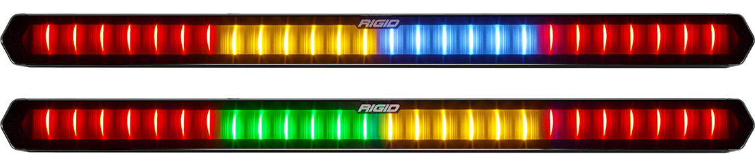 Rigid Industries RIGID CHASE REAR FACING 27 MODE 5 COLOR LED LIGHT BAR 28 INCH TUBE MOUNT 901801 | 901801