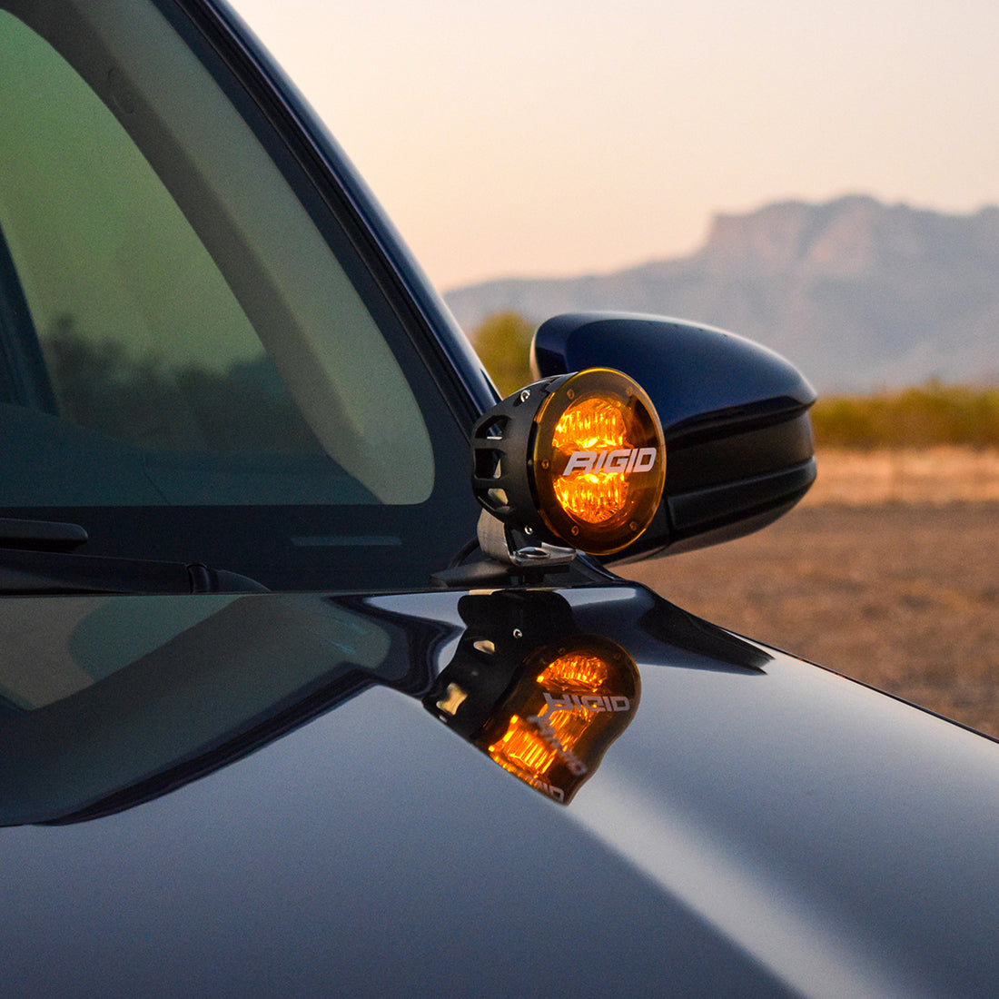 Rigid Industries RIGID 2010-2020 Toyota 4Runner A-Pillar Light Kit Includes 4In 360-Series Drive | 46704