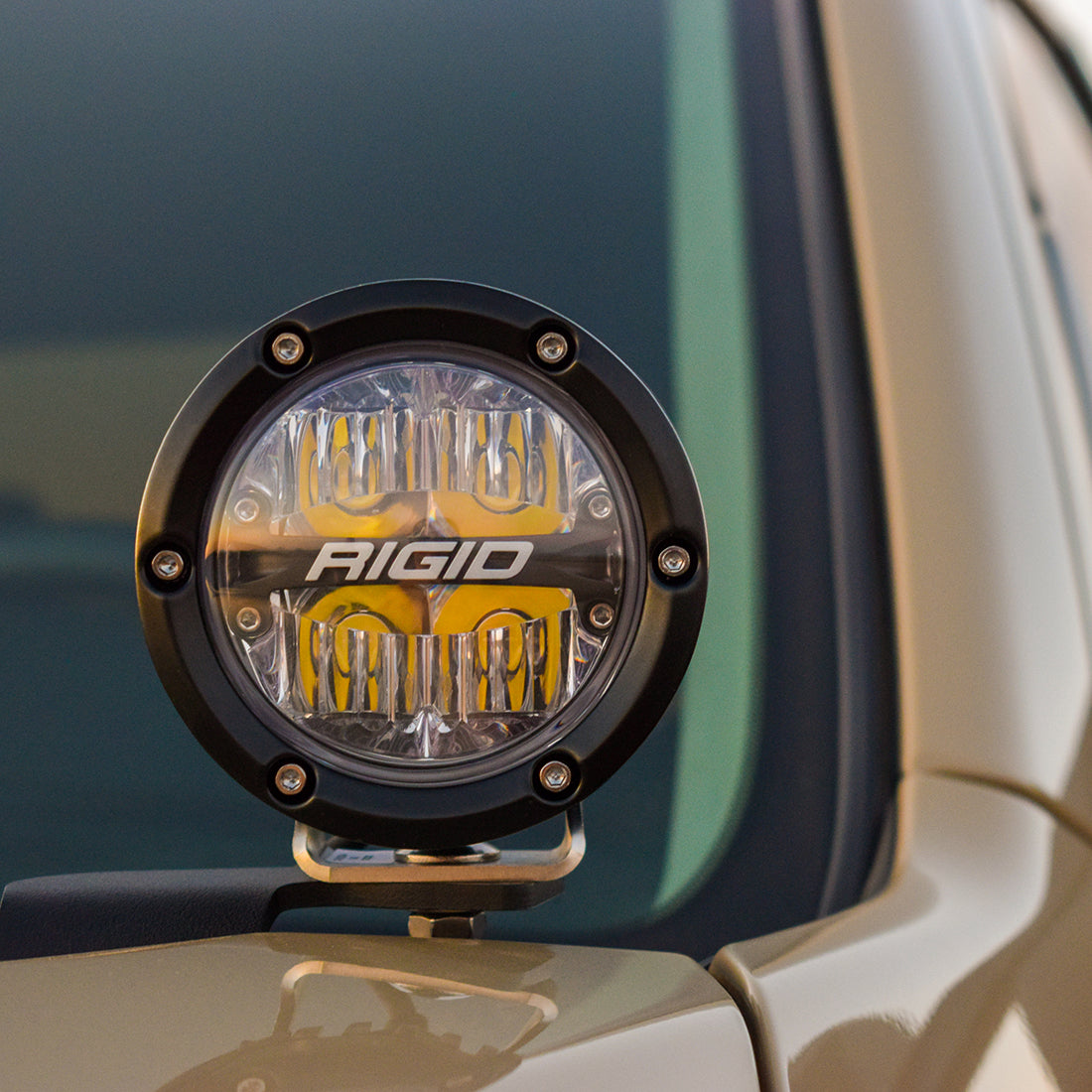 Rigid Industries 2014-2020 Toyota Tundra A-Pillar Mount, Fits 360-Series, D-Series, D-SS - 46701
