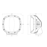 Rigid Industries RIGID ADAPT XP EXTREME POWERSPORTS LED LIGHT 3 LIGHTING ZONES GPS MODULE PAIR 300415 | 300415