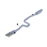 MBRP MBRP 2014 2019 Ford Fiesta 1.6L EcoBoost T409 Stainless Steel 3 Cat Back Dual Outlet S4202409 | S4202409