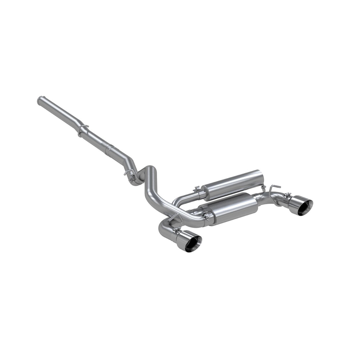 MBRP MBRP 2016 2018 Ford Focus RS T409 Stainless Steel 3 Cat Back Dual Rear Outlet S4203409 | S4203409