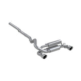 MBRP MBRP 2016 2018 Ford Focus RS Aluminized Steel 3 Cat Back Dual Rear Outlet S4203AL | S4203AL