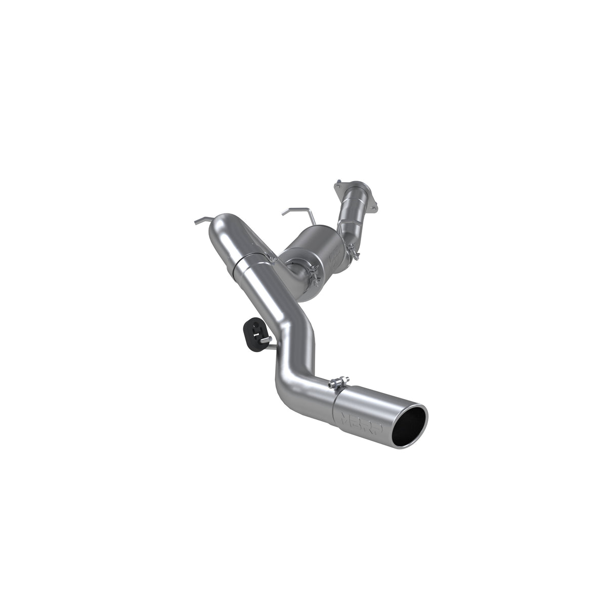 MBRP MBRP 2007 2010 Chevrolet GMC 2500 HD 6.0L EC CC-SB Aluminized Steel 3.5 Cat Back; Single Side S5078AL | S5078AL