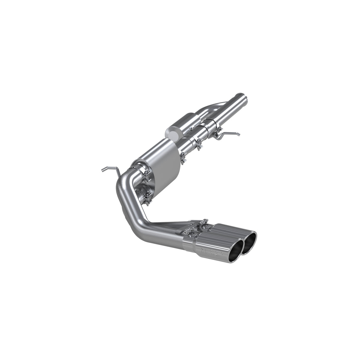 MBRP MBRP 2009 2018 Chevrolet GMC 1500 Silverado Sierra 4.3L V6 5.3L V8 with one-piece driveshaft (excluding regular cab ) T304 Stainless Steel 3 Cat Back Pre-Axle Dual Outlet S5081304 | S5081304