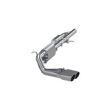 MBRP MBRP 2009 2018 Chevrolet GMC 1500 Silverado Sierra 4.3L V6 5.3L V8 with one-piece driveshaft (excluding regular cab ) T304 Stainless Steel 3 Cat Back Pre-Axle Dual Outlet S5081304 | S5081304