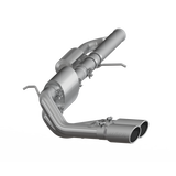 MBRP MBRP 2009 2018 Chevrolet GMC 1500 Silverado Sierra 4.3L V6 5.3L V8 with one-piece driveshaft (excluding regular cab ) T409 Stainless Steel 3 Cat Back Pre-Axle Dual Outlet S5081409 | S5081409