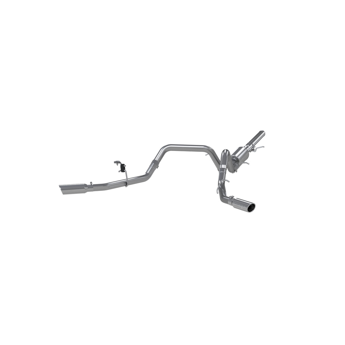 MBRP MBRP 2019 2019 Chevrolet GMC 1500 Silverado Sierra 4.3L V6 5.3L V8 Limited (LD) - One-piece driveshaft only T409 Stainless Steel 3 Cat Back Dual Split Side S5082409 | S5082409
