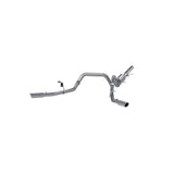 MBRP MBRP 2014 2018 Chevrolet GMC 1500 Silverado Sierra 4.3L V6 5.3L V8 - One-piece driveshaft only Aluminized Steel 3 Cat Back Dual Split Side S5082AL | S5082AL