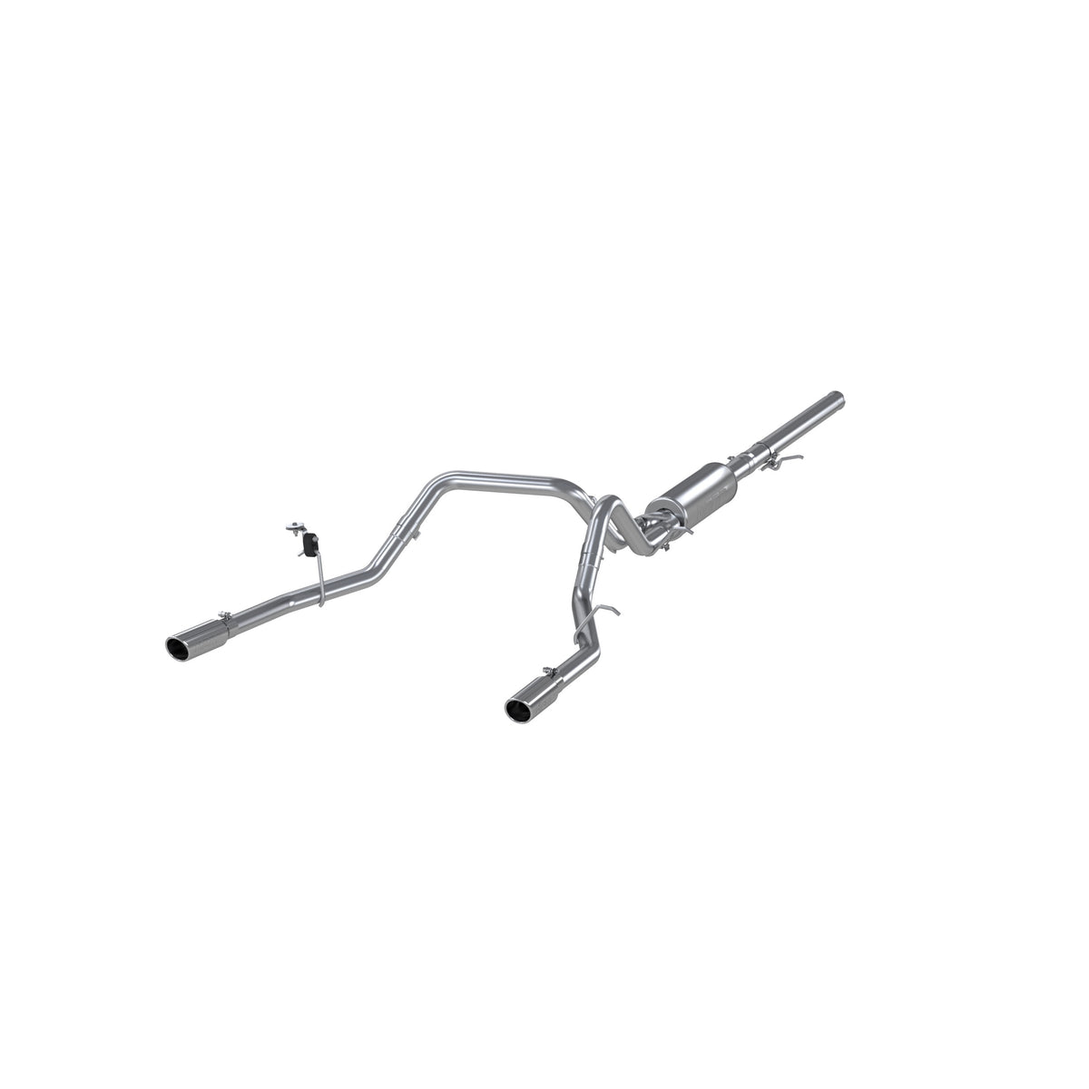 MBRP MBRP 2014 2018 Chevrolet GMC 1500 Silverado Sierra 4.3L V6 5.3L V8 - One-piece driveshaft only T409 Stainless Steel 3 Cat Back Dual Split Rear S5084409 | S5084409