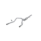 MBRP MBRP 2014 2018 Chevrolet GMC 1500 Silverado Sierra 4.3L V6 5.3L V8 - One-piece driveshaft only T409 Stainless Steel 3 Cat Back Dual Split Rear S5084409 | S5084409