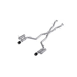 MBRP MBRP 2011 2026 Dodge Durango 5.7L T304 Stainless Steel 3 Cat-Back Dual Split Rear with Carbon Fiber Tips Street Profile S51073CF | S51073CF
