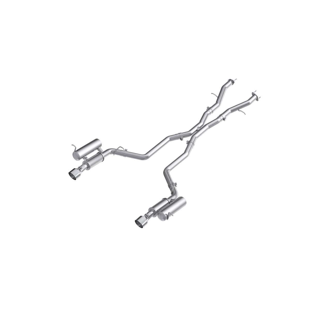 MBRP MBRP 2011 2026 Dodge Durango 5.7L Aluminized Steel 3 Cat-Back Dual Split Rear Street Profile S5107AL | S5107AL