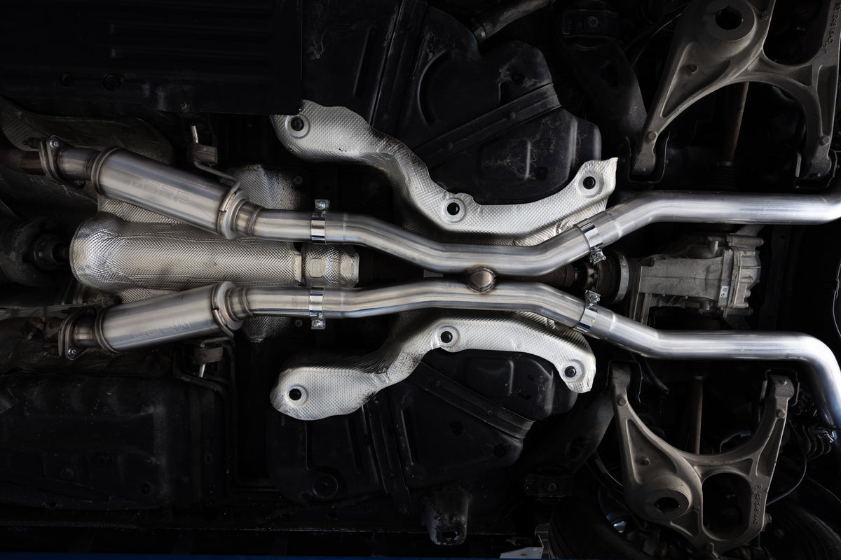 MBRP MBRP 2011 2026 Dodge Durango 3.6L T304 Stainless Steel 3 Cat-Back Dual Split Rear with Carbon Fiber Tips Street Profile S51093CF | S51093CF