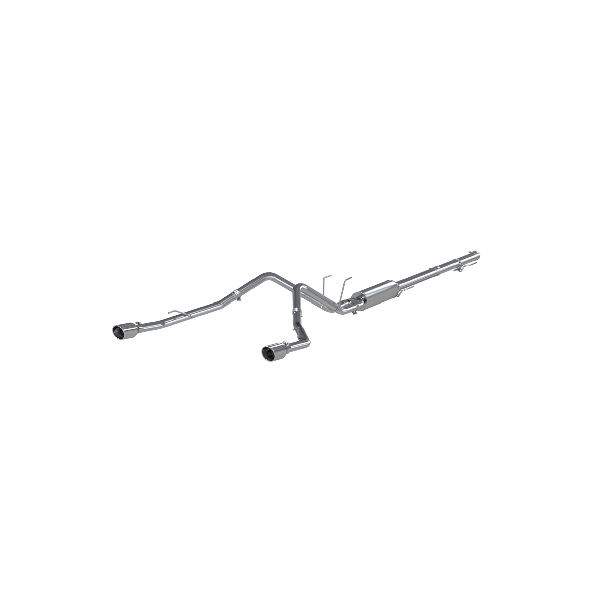 MBRP MBRP 2019 2024 RAM 1500 Classic 5.7L T409 Stainless Steel 2.5 Cat Back Dual Split Rear S5146409 | S5146409