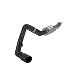 MBRP MBRP 2011 2014 Ford F-150 5.0L RC-LB; EC CC-6.5 5.5 box Black-Coated Aluminized Steel 3 Cat Back Single Side S5230BLK | S5230BLK