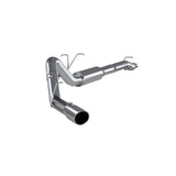 MBRP MBRP 2011 2016 Ford F-250 350 450 6.2L V8 Super Crew Cab T409 Stainless Steel 4 Resonator Back Single Side Exit S5246409 | S5246409