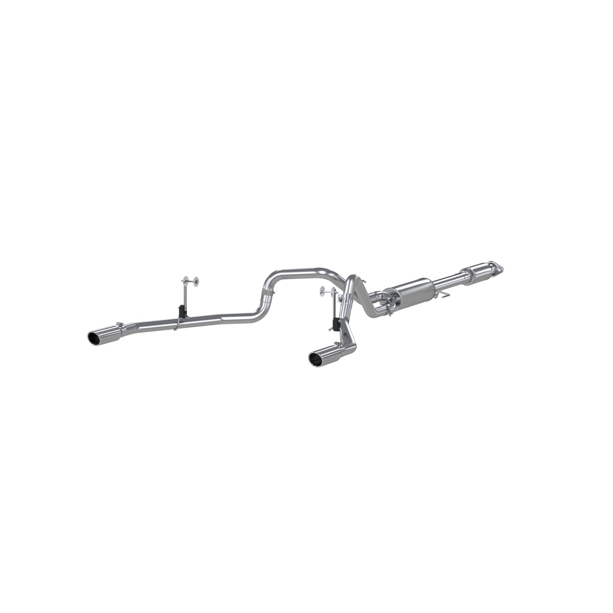 MBRP MBRP 2015 2020 Ford F-150 5.0L T409 Stainless Steel 2.5 Cat Back Dual Rear S5258409 | S5258409