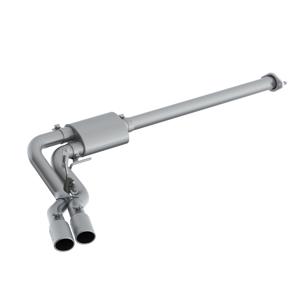 MBRP MBRP 2015 2020 Ford F-150 T409 Stainless Steel 3 Cat Back Pre-Axle Dual Outlet Race Version S5260409 | S5260409