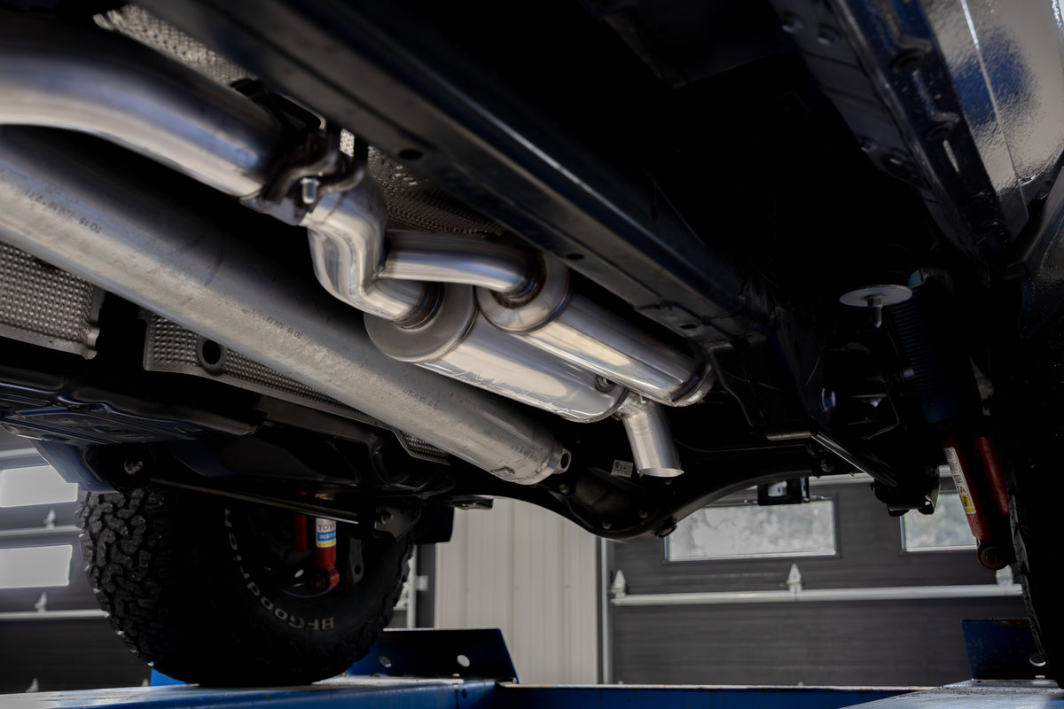 MBRP MBRP 2024 2026 Toyota Tacoma 2.4L T304 Stainless Steel 3 Cat-Back Pre-Axle Turn Down S5325304 | S5325304